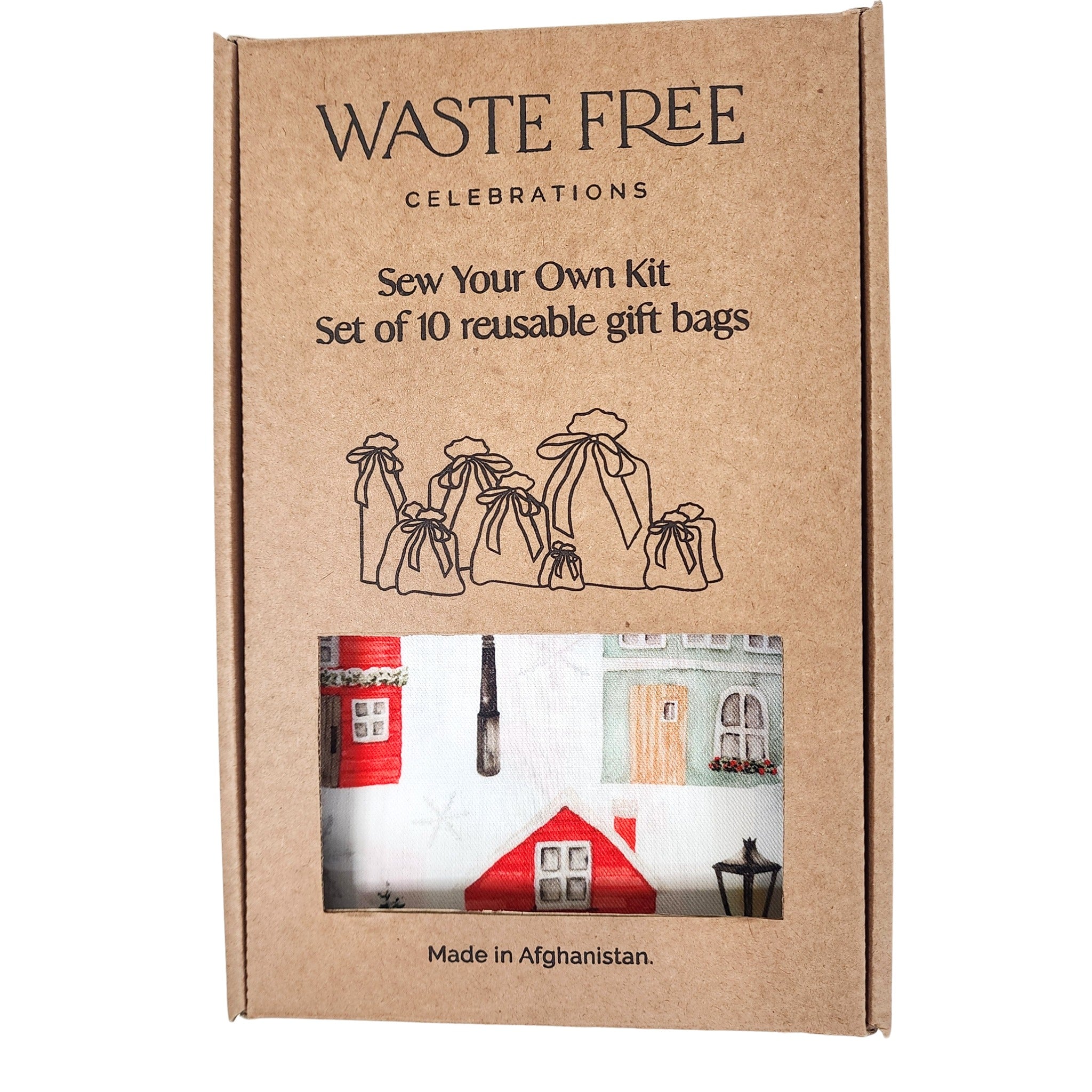 Christmas Cottages (SYO Reusable Gift Bag Set)
