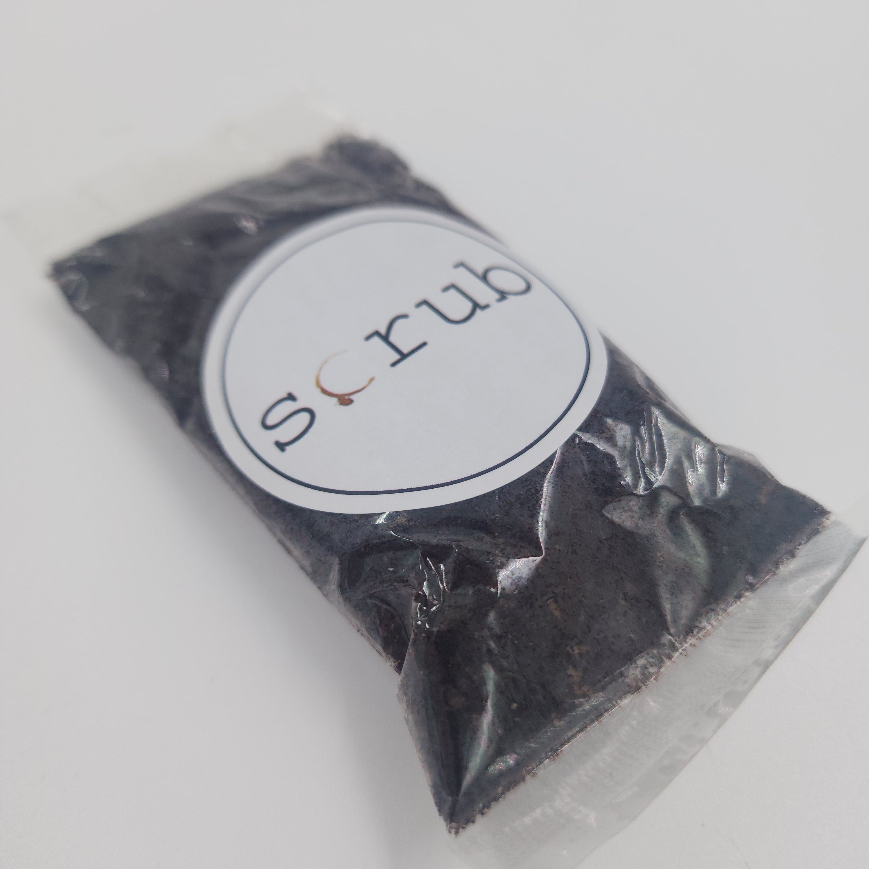 Coffee scrub in 50gram pouch with biodegradable packaging