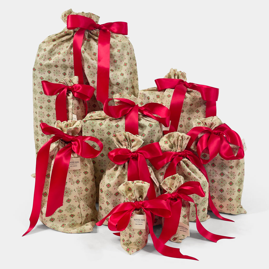 Folk Blomsterkunst (SYO Reusable Gift Bag Set)