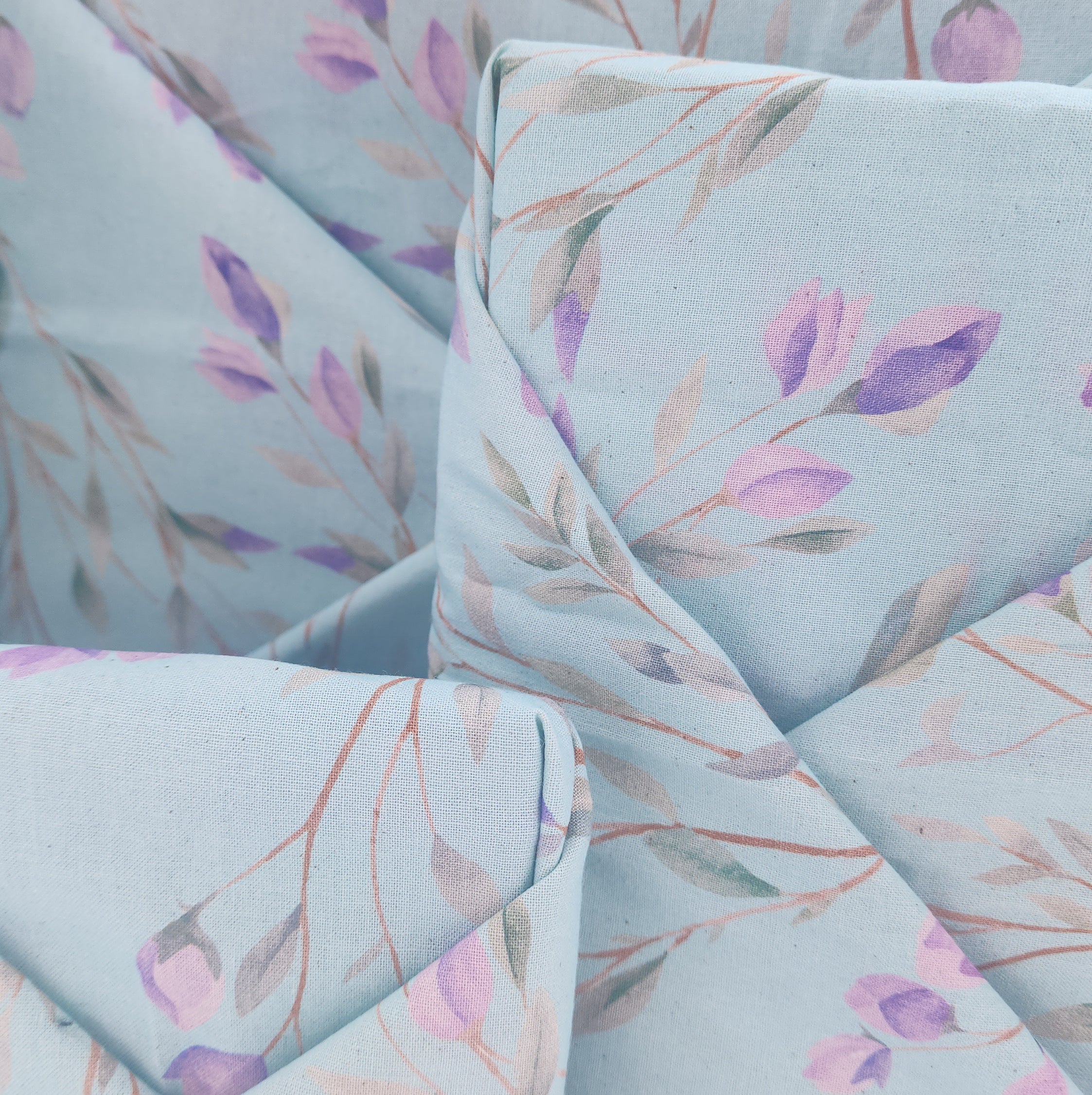 Vignes de Lilas - 4 Furoshiki Gift Wraps