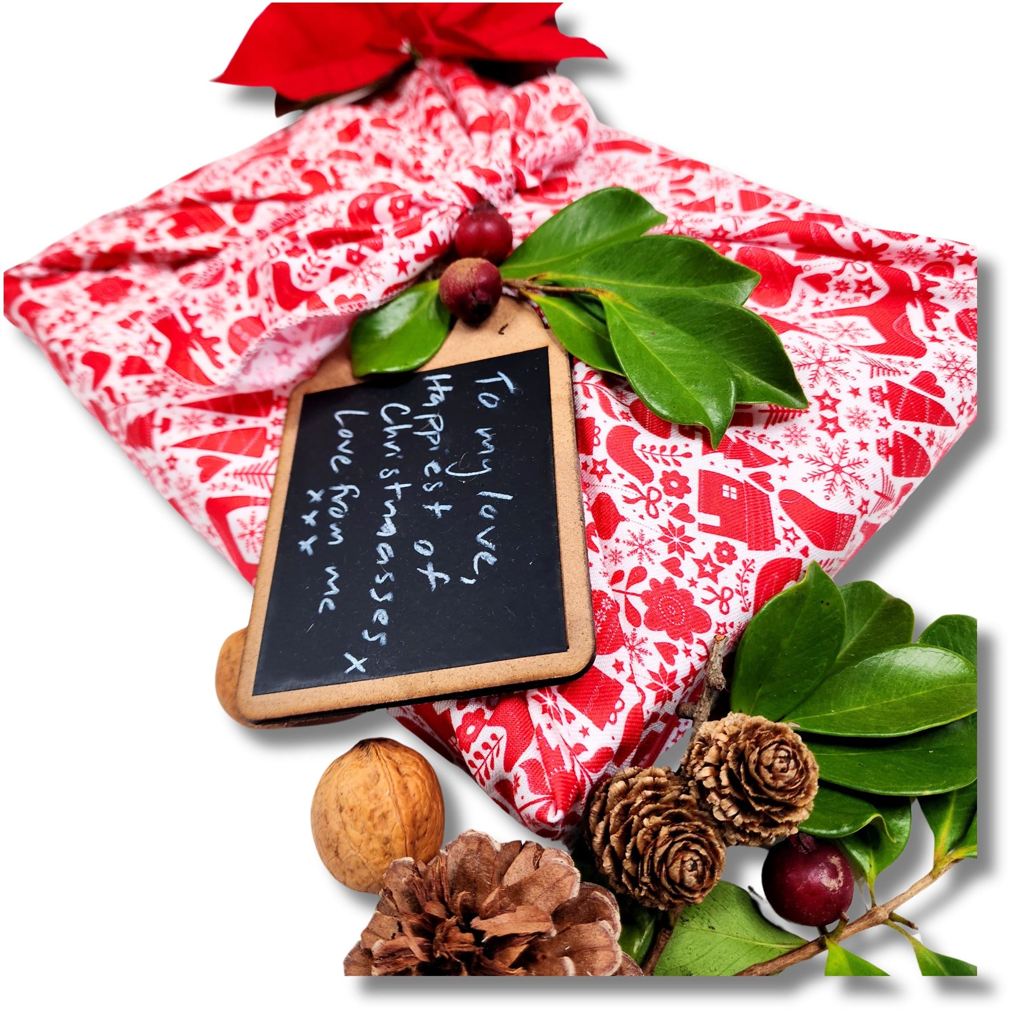 Rensdyr - Furoshiki Gift Wrap
