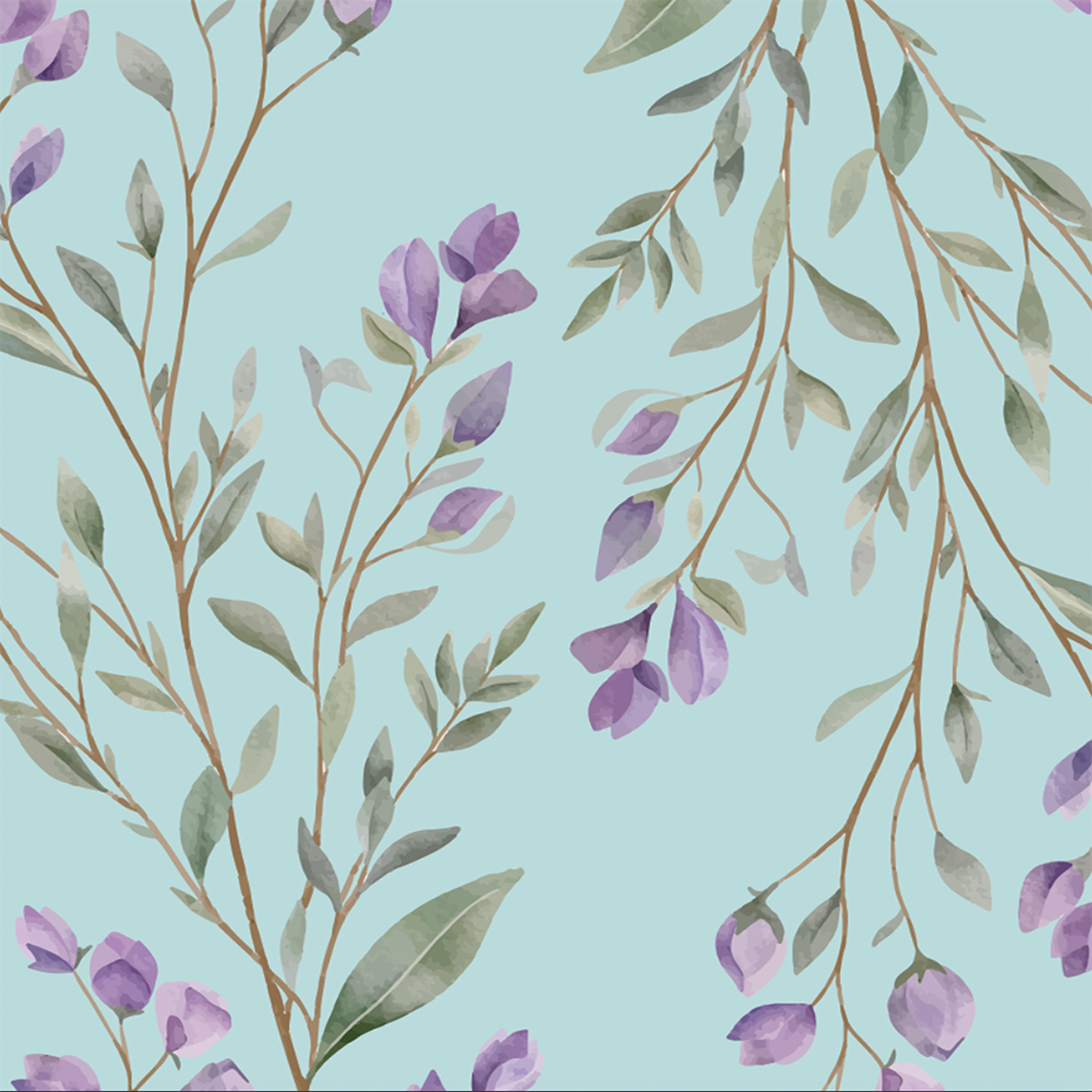 Vignes de Lilas - Furoshiki Gift Wrap