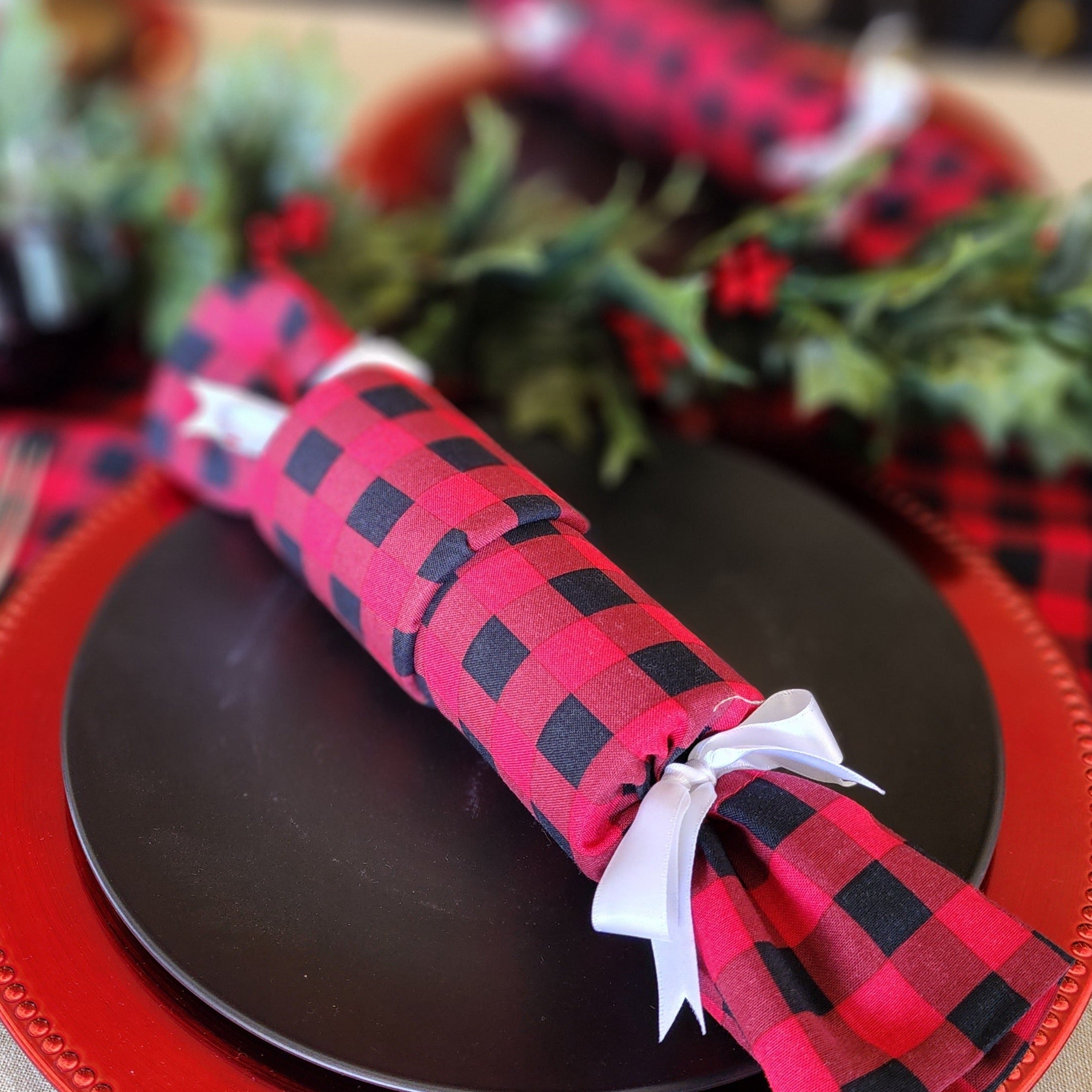 American Plaid (Reusable Christmas Crackers)