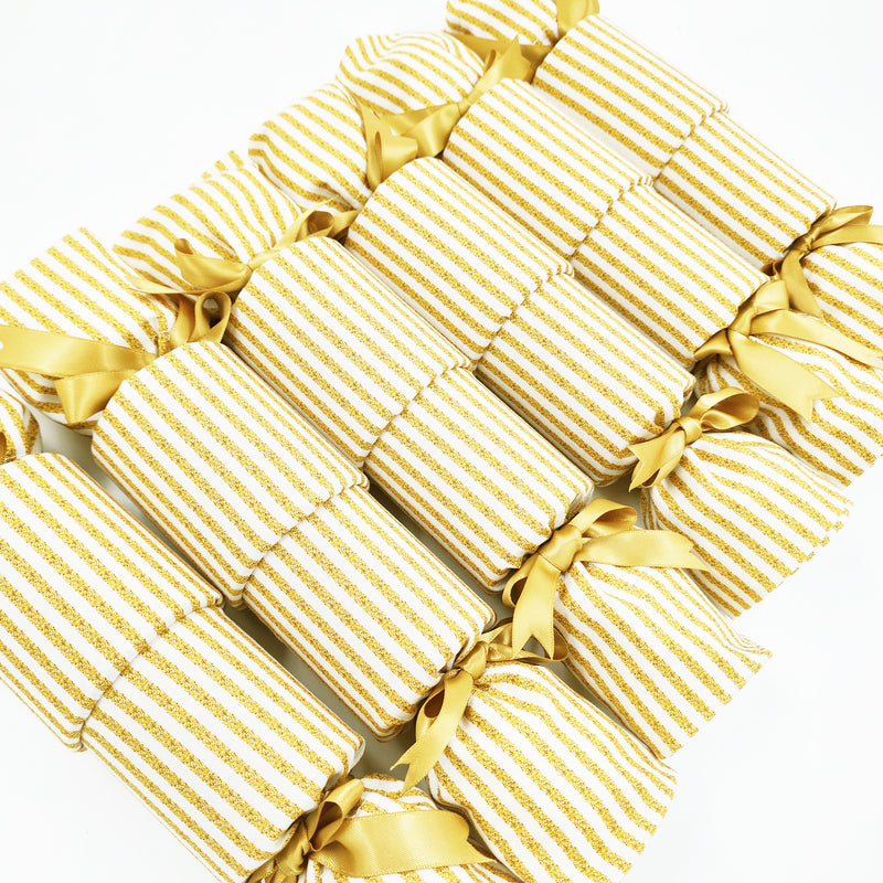 Christmas Re-Crackers: Gold Stripes