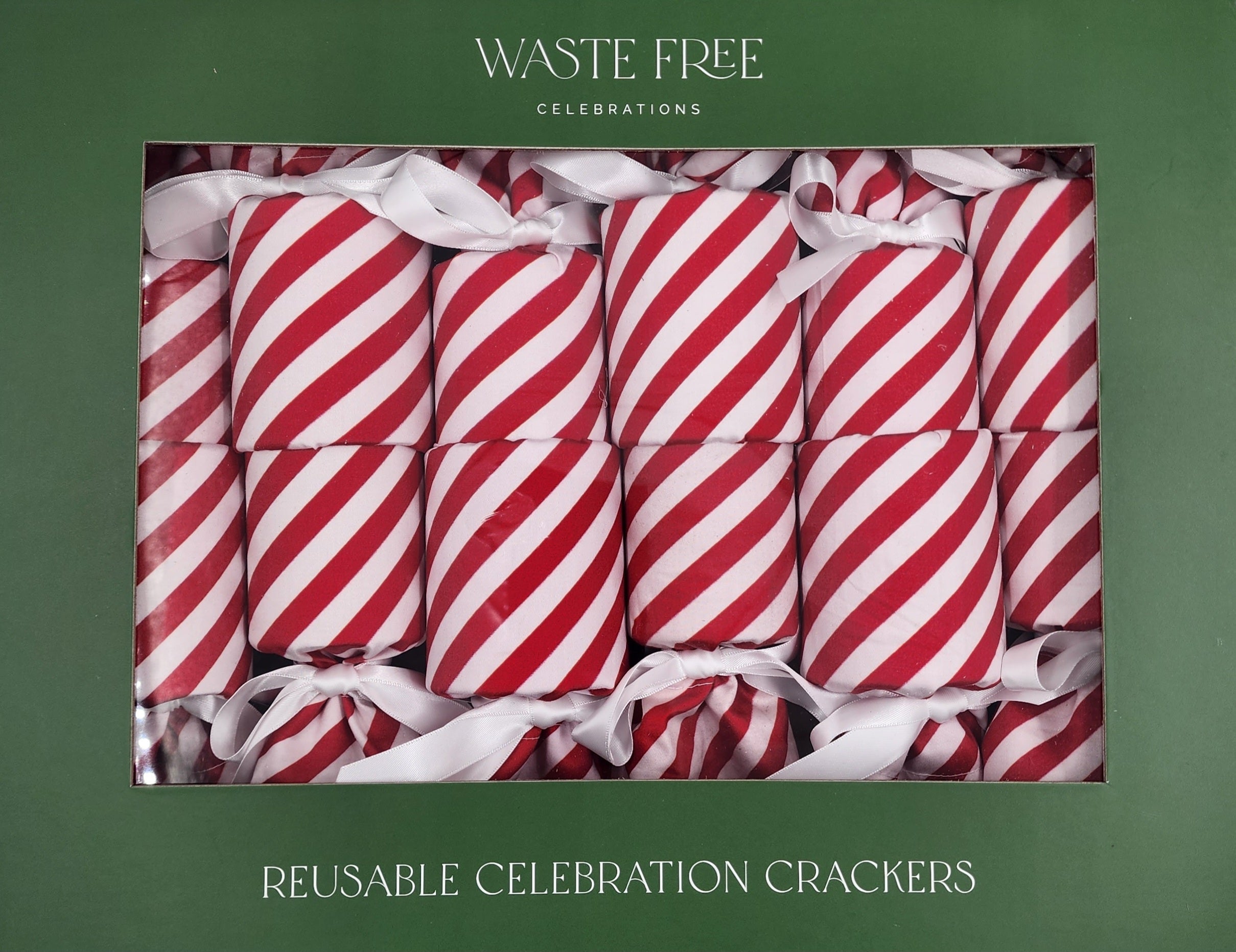 Candy Cane (Reusable Christmas Crackers)