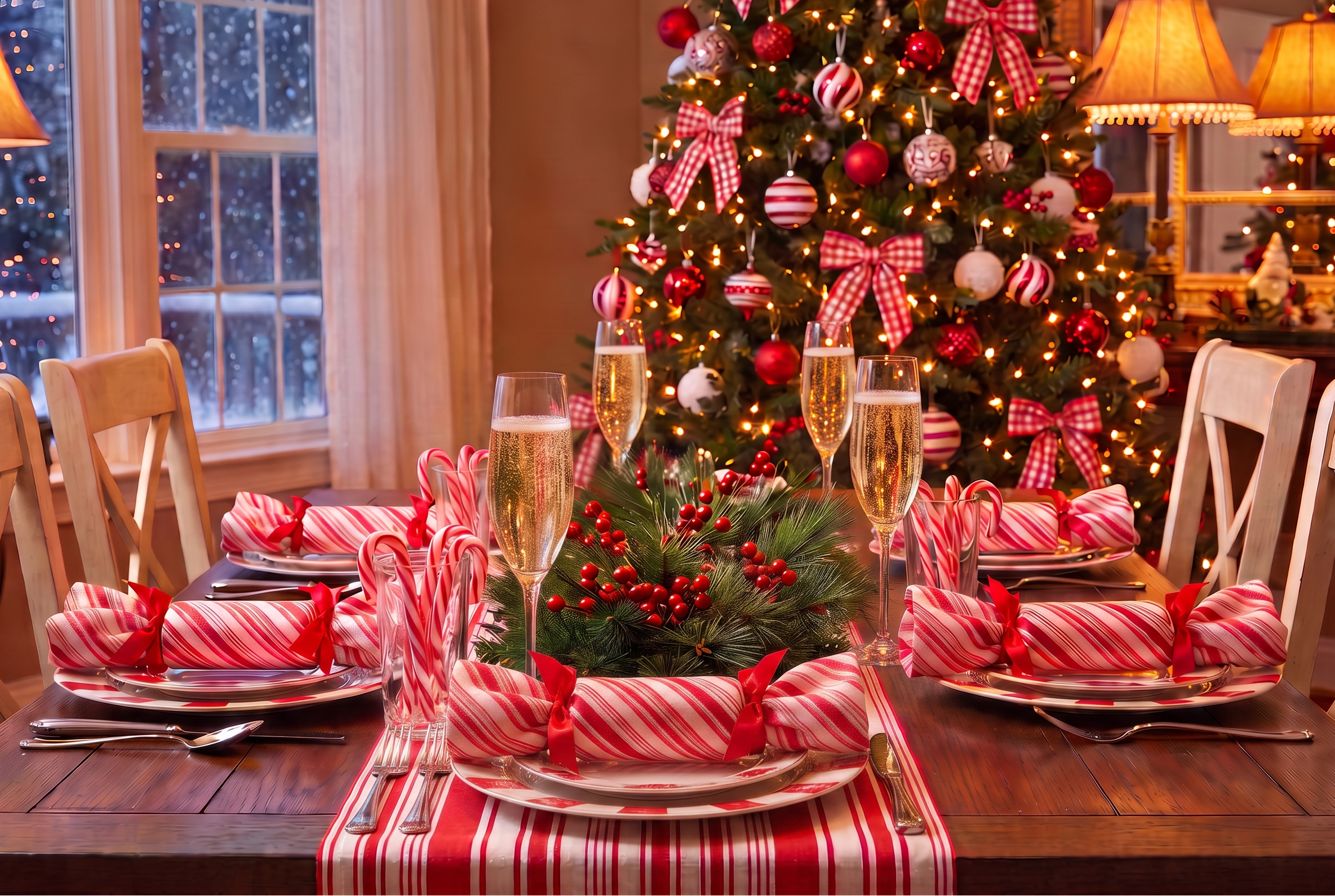 Candy Cane (6 Reusable Crackers)