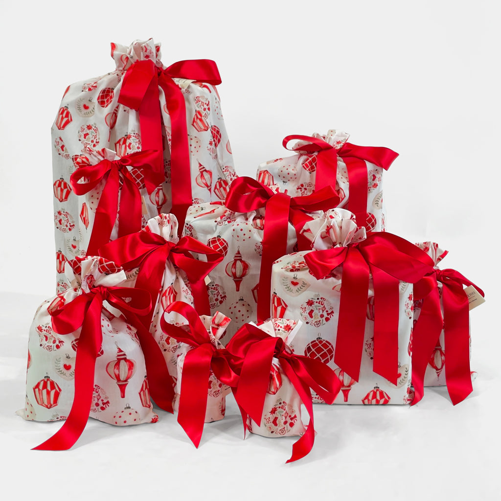 Christmas Baubles (SYO Reusable Gift Bag Set)