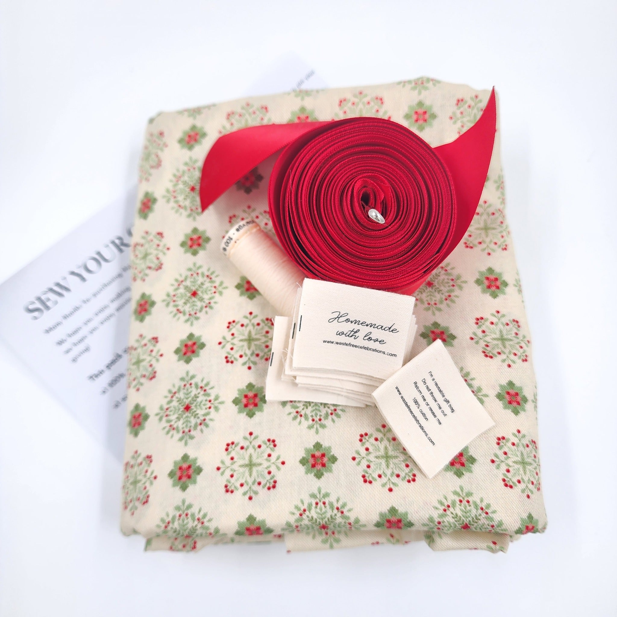 Folk Blomsterkunst (SYO Reusable Gift Bag Set)