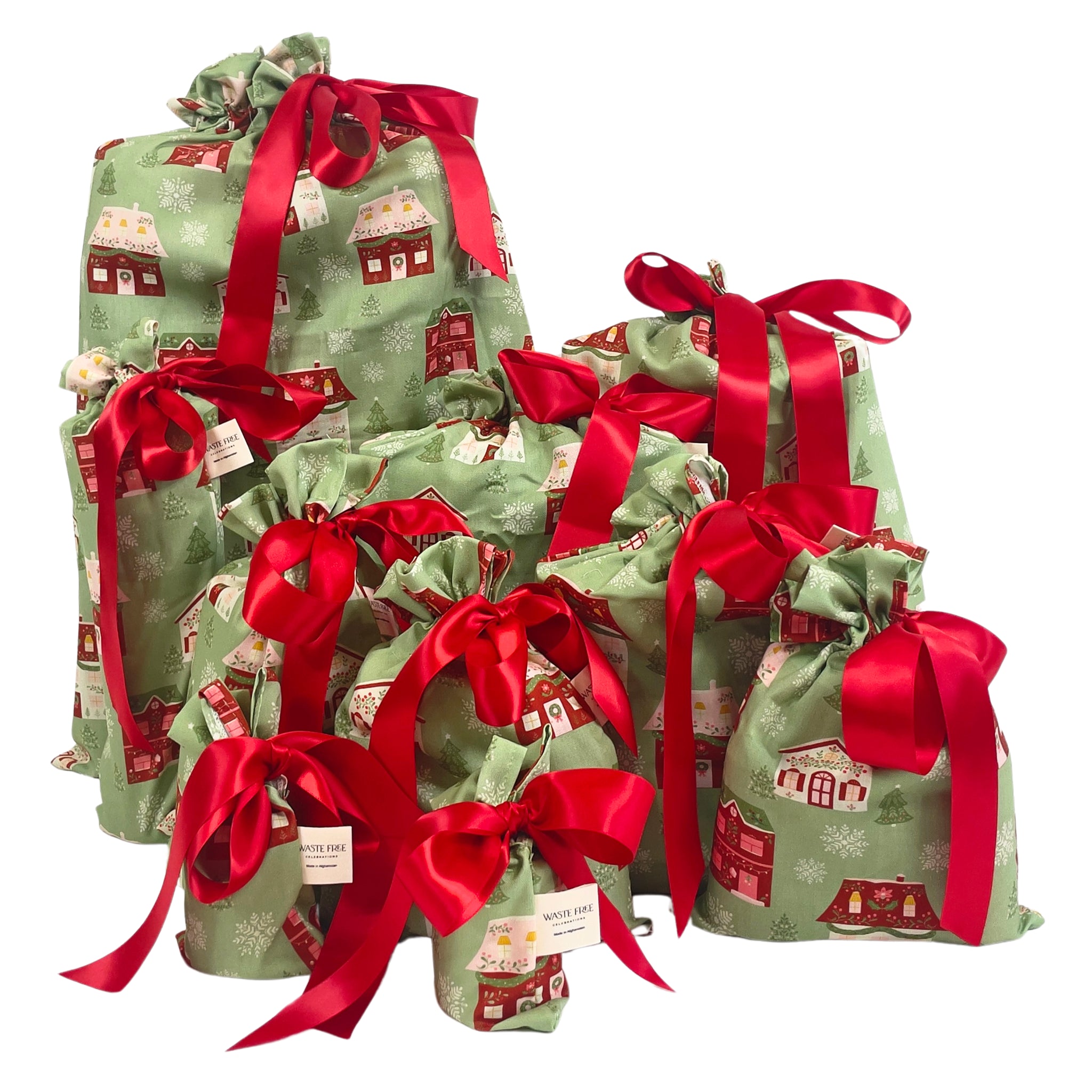 Folk Julandsby (SYO Reusable Gift Bag Set)