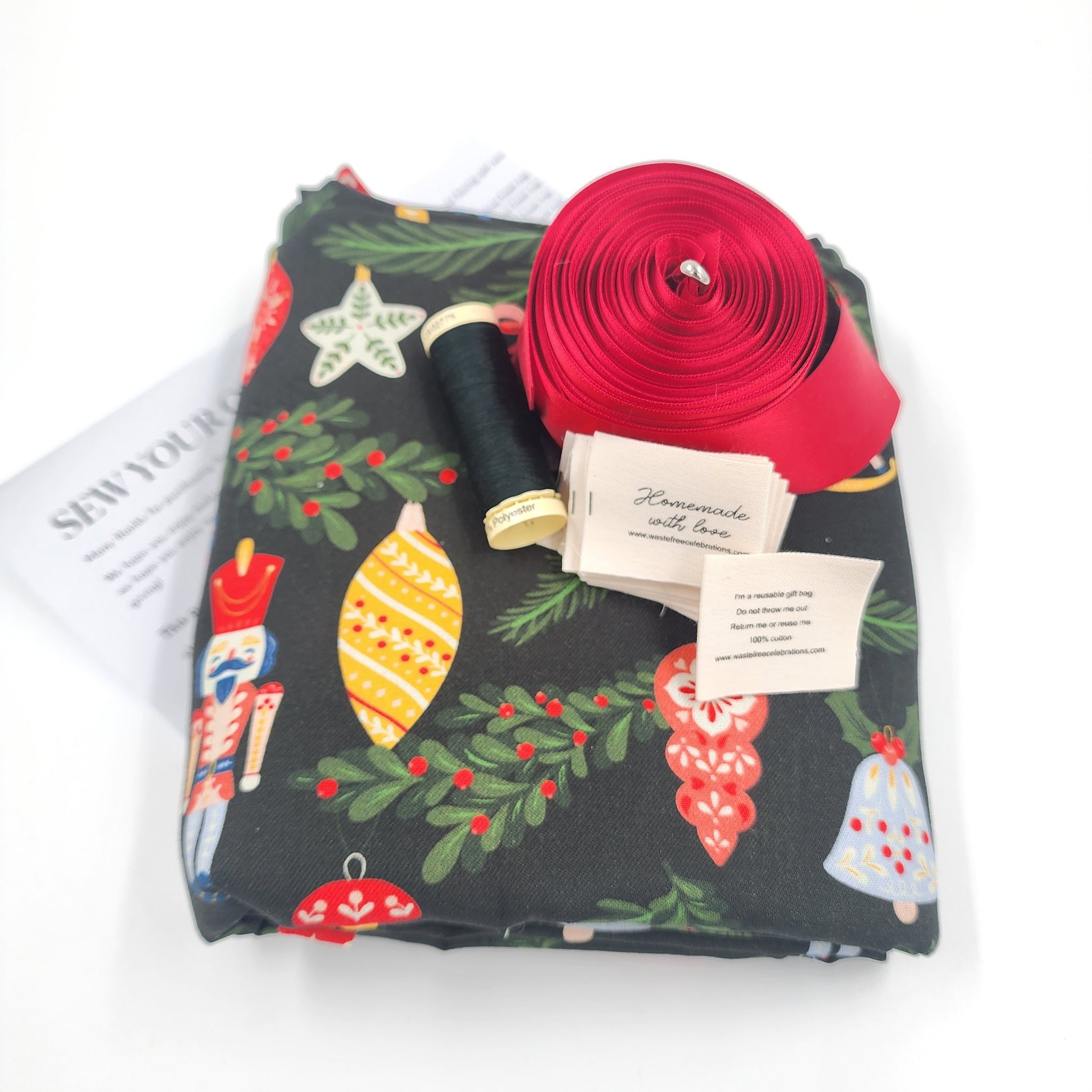 Folk Julepynt (SYO Reusable Gift Bag Set)