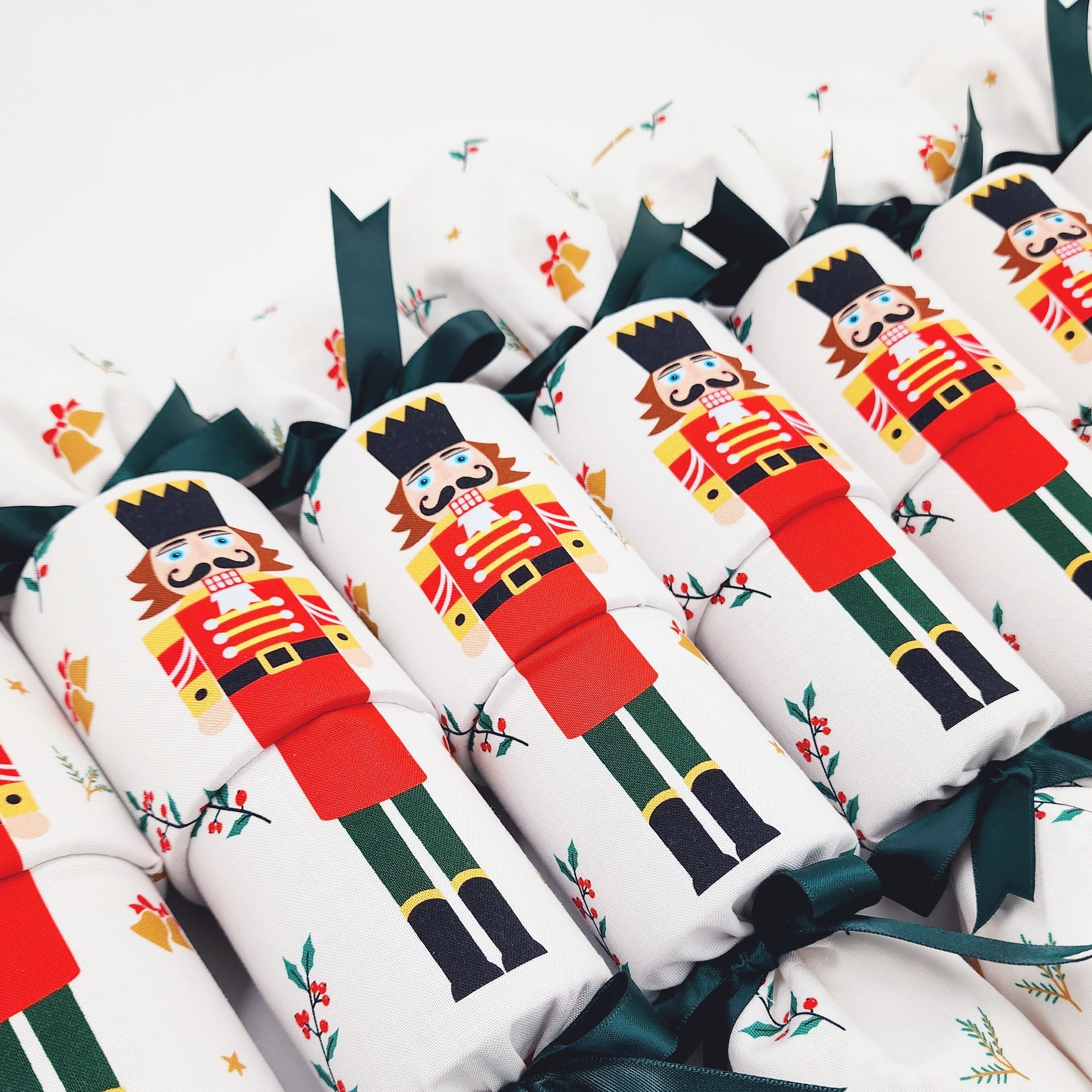 close up of Nutcracker design Re-Crackers (reusable Christmas Crackers or Bon Bons)