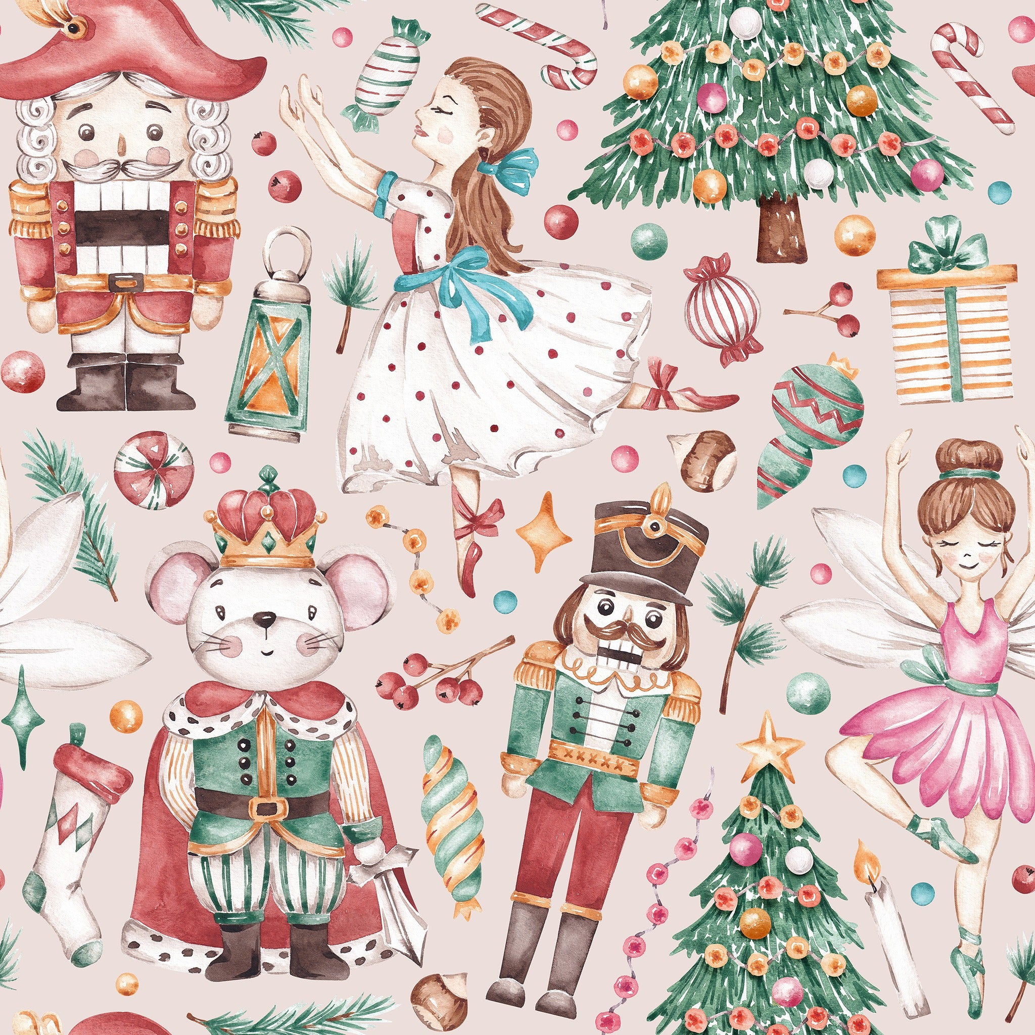 Nutcracker Fritz und freunde - Furoshiki Gift Wrap