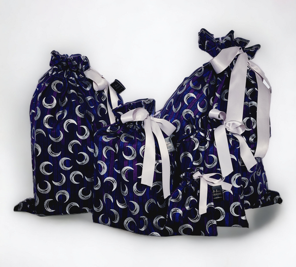 CLEARANCE Silver Moon Midnight Reusable Gift Bags
