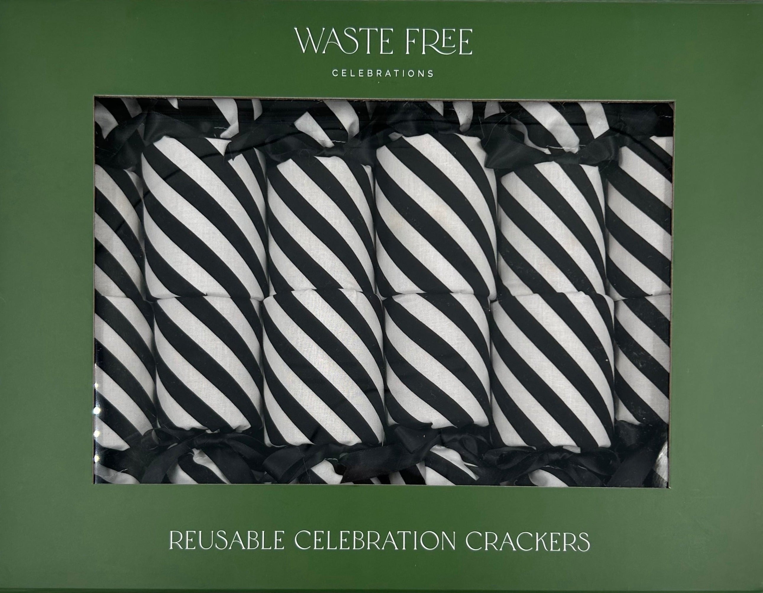 Black Stripes (Reusable Christmas Crackers)