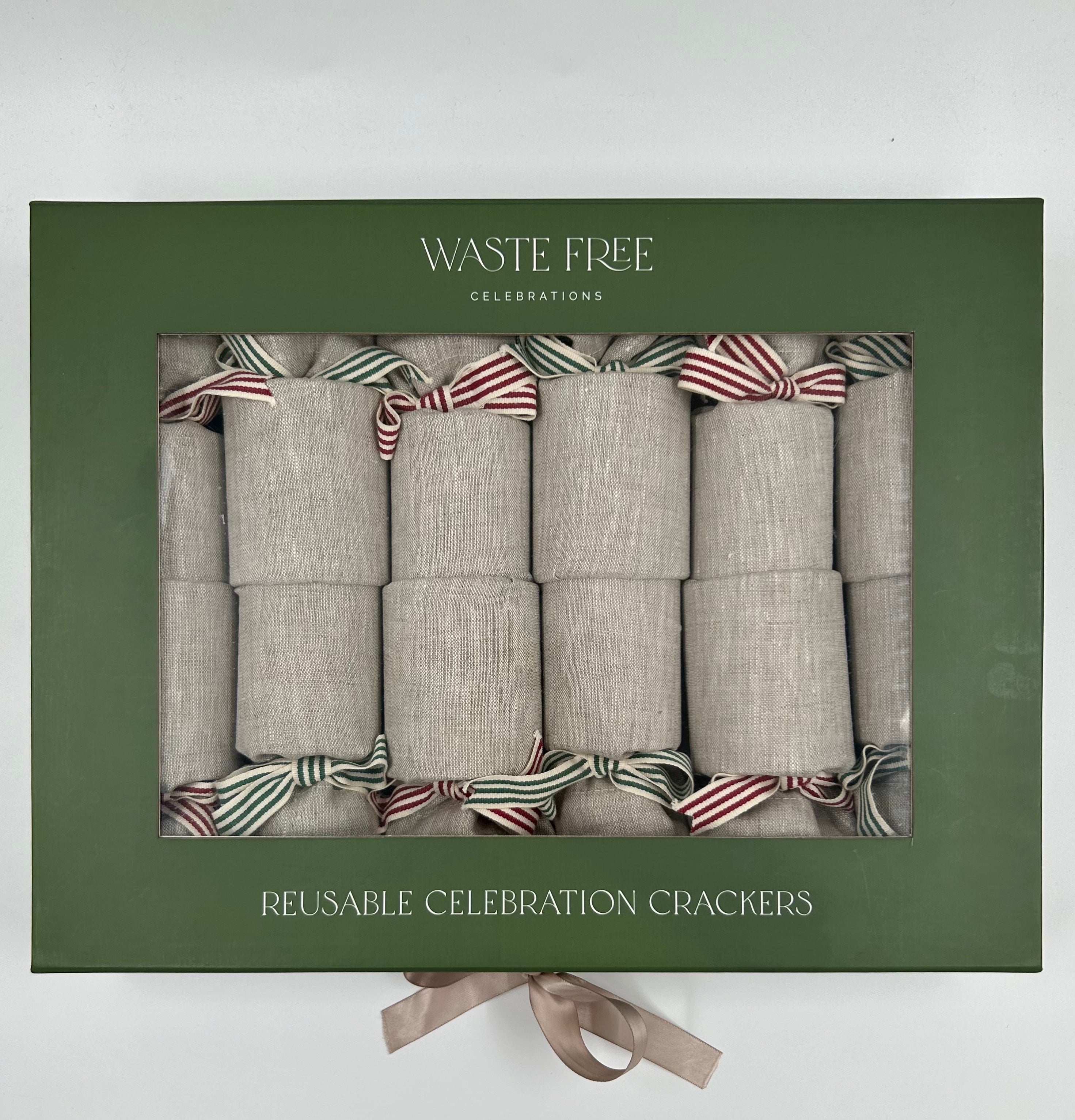 Luxury Linen (6 Reusable Christmas Crackers)