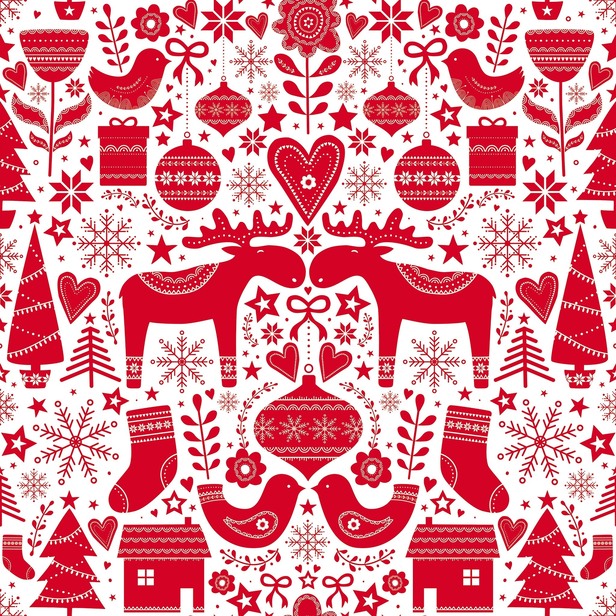 Rensdyr - Furoshiki Gift Wrap
