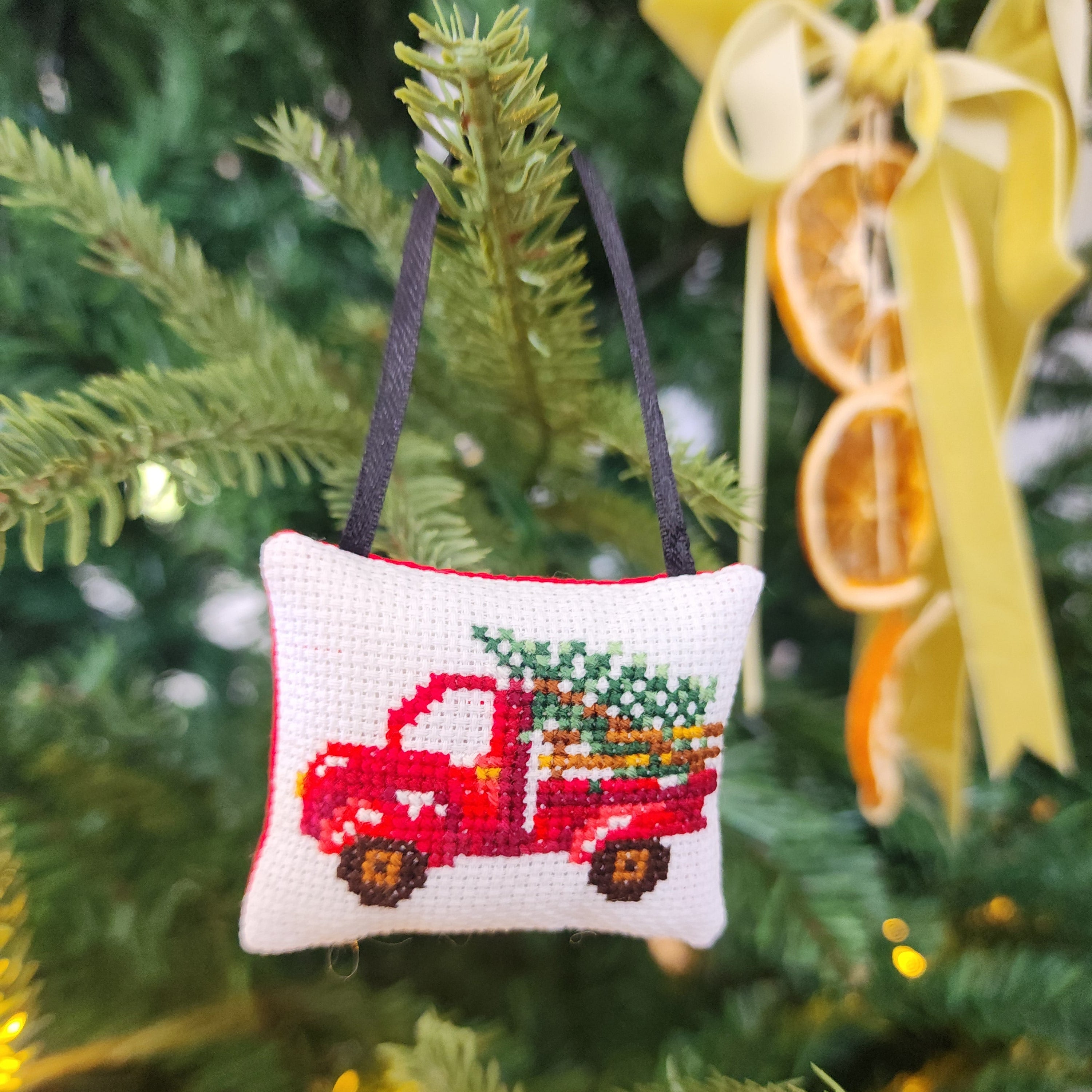 Truck with tree Ornament