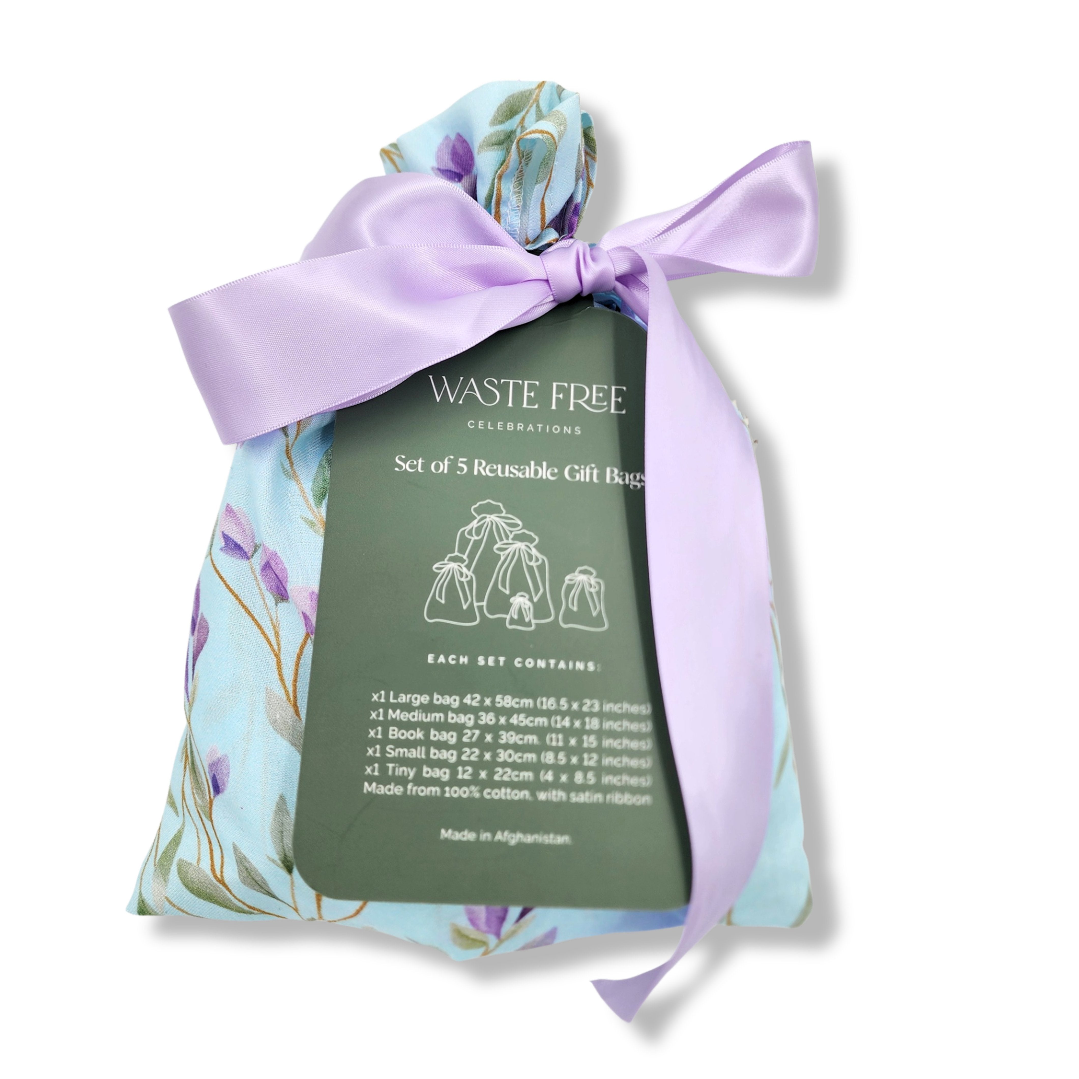 Vignes de Lilas (Reusable Gift Bag Set) Set of 5
