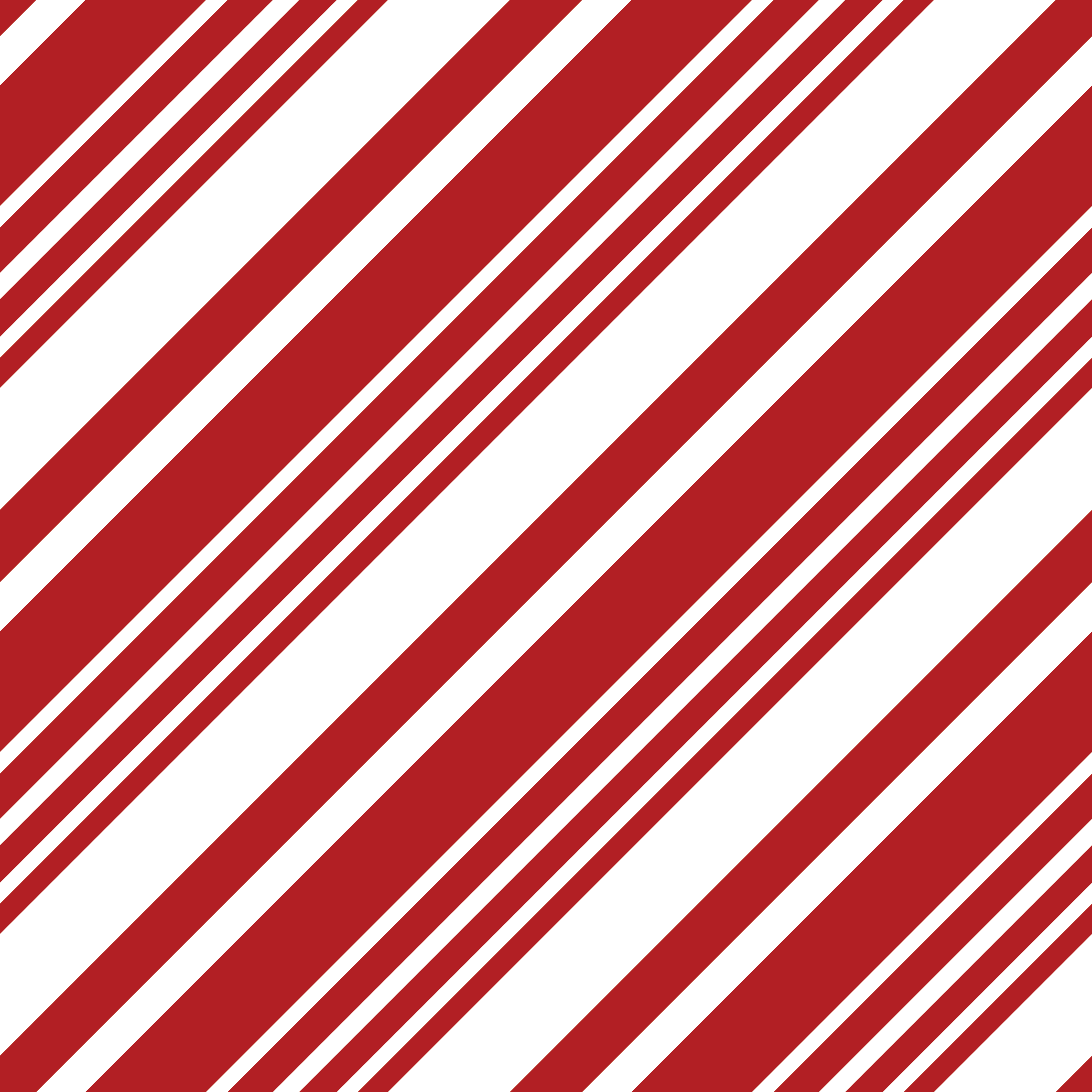 Candy Cane fabric swatch — classic red and white diagonal stripe