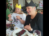 A You Tube video showing people using Re-Crackers (reusable Christmas Crackers or Bon bons).