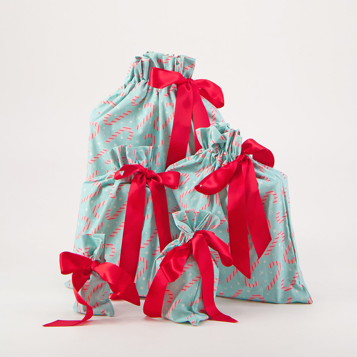 Dulces set of 5 reusable gift bags